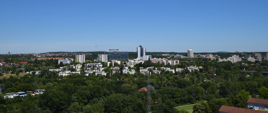 vom Laubengang auch nach M�hringen Etagenwohnung Stuttgart