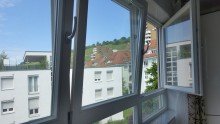 Ausblick vom Schlafzimmer Stadtmitte: Ruhig und modern wohnen