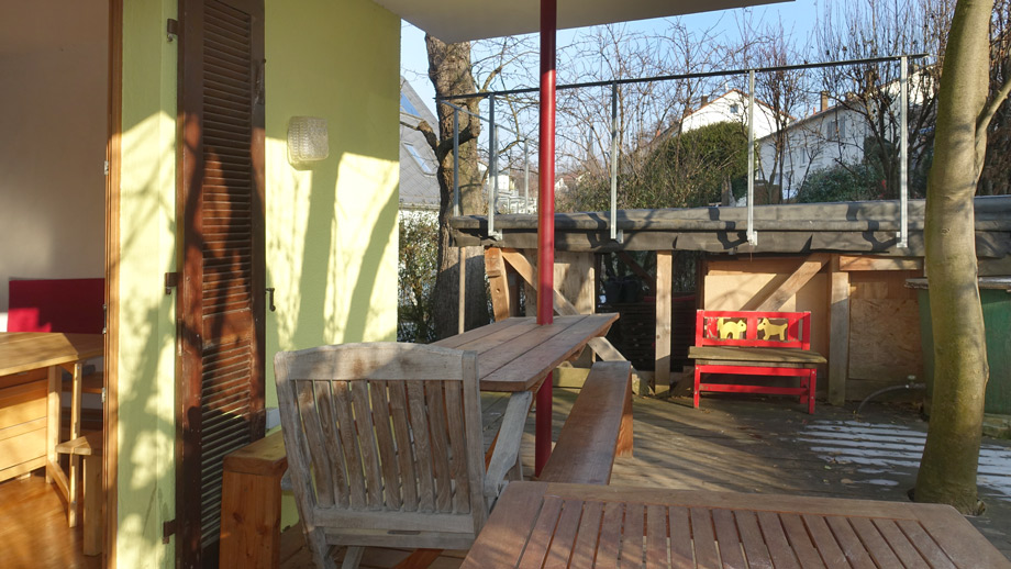 Terrasse Erdgeschosswohnung Esslingen-Zollberg