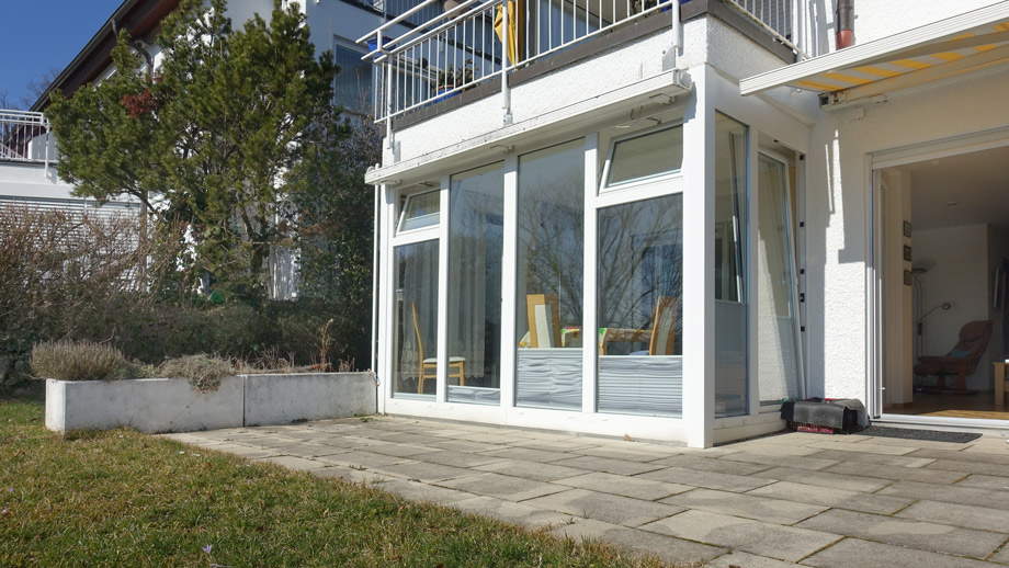 Terrasse und Wintergarten Erdgeschosswohnung Stuttgart-Frauenkopf