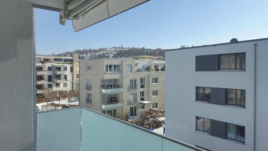Balkon Nr. 1 Etagenwohnung Esslingen-Gr�ne H�fe