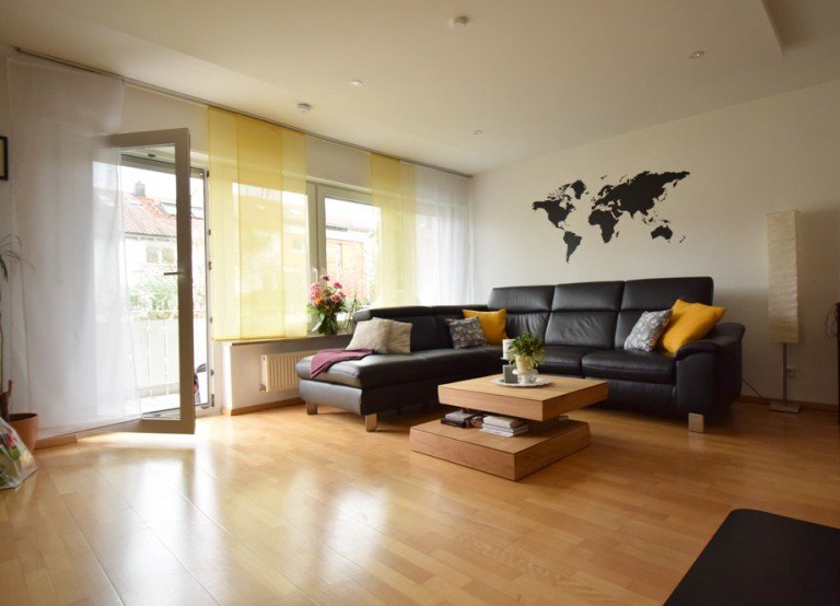 gro�er Wohn-Essbereich Waiblingen Etagenwohnung Sonnige 3-Zimmer Wohnung in ruhiger Wohnlage