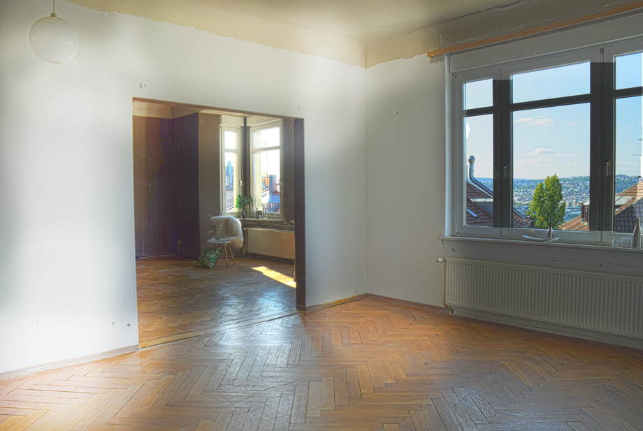 gro�z�giger Wohnbereich Mehrfamilienhaus Stuttgart