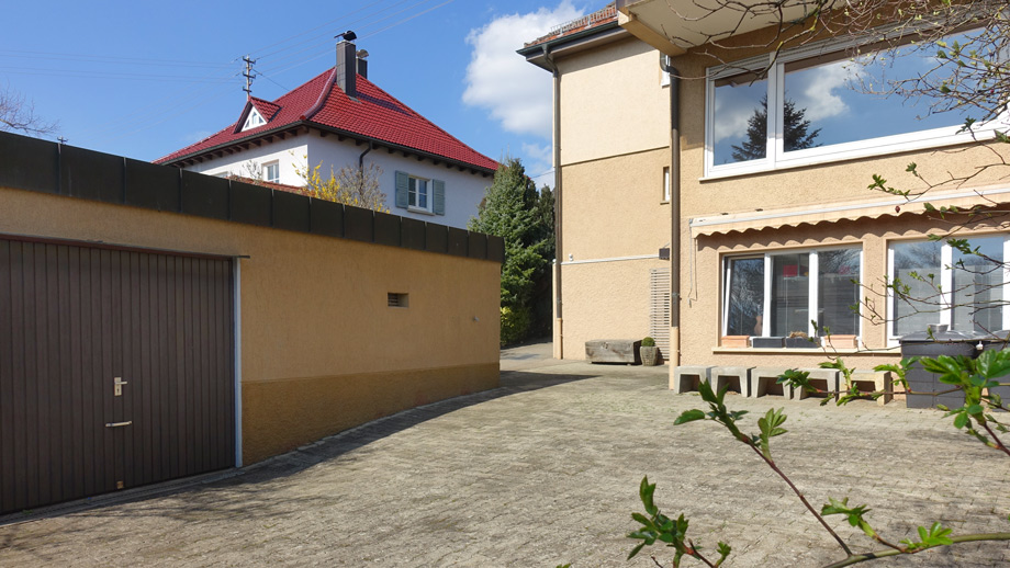 Hof mit Garagen Haus Spaichingen