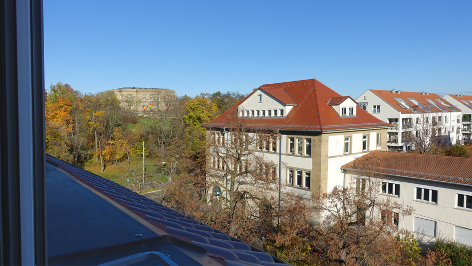 Aussicht bis zur Villa Berg Dachgeschosswohnung Stuttgart-Ost