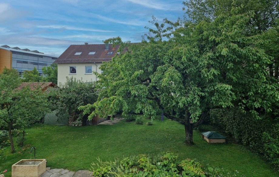 Ausblick von der Dachterrasse Etagenwohnung Schw�bisch Hall