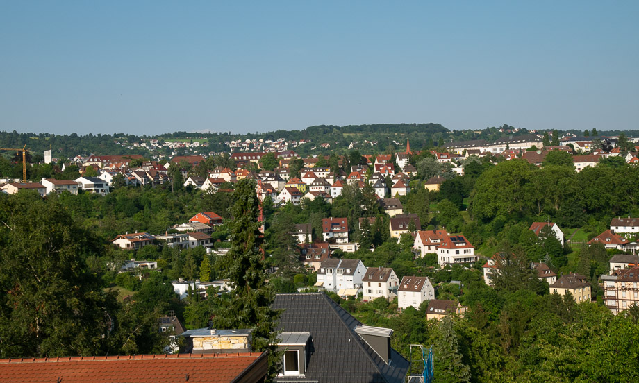 weiter Blick in jede Richtung Mehrfamilienhaus Esslingen am Neckar