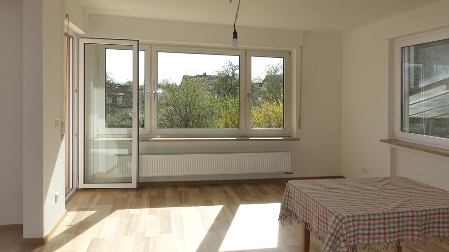 Wohnzimmer EG Einfamilienhaus Adelberg