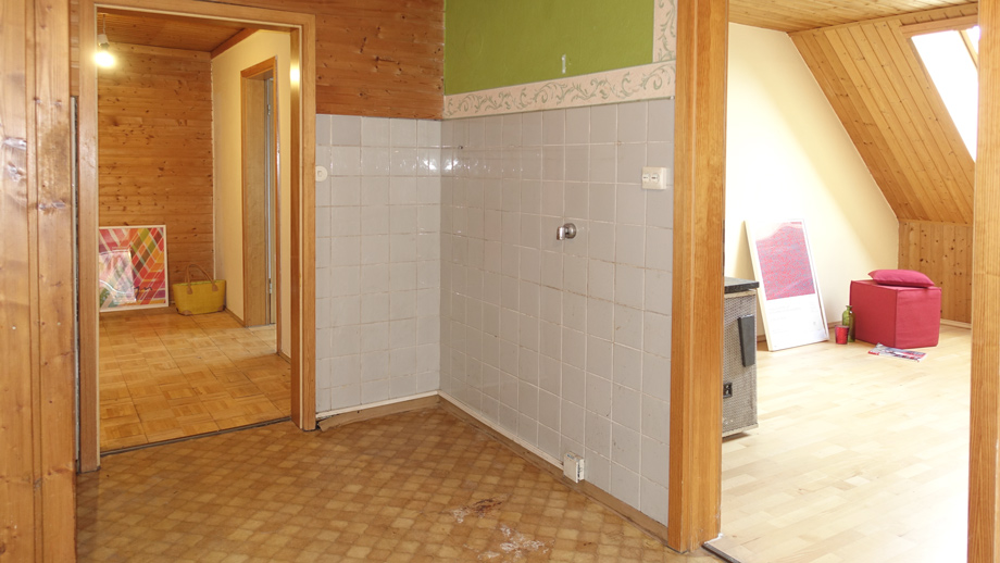 Wohnk�che Dachgeschosswohnung Stuttgart-Ost