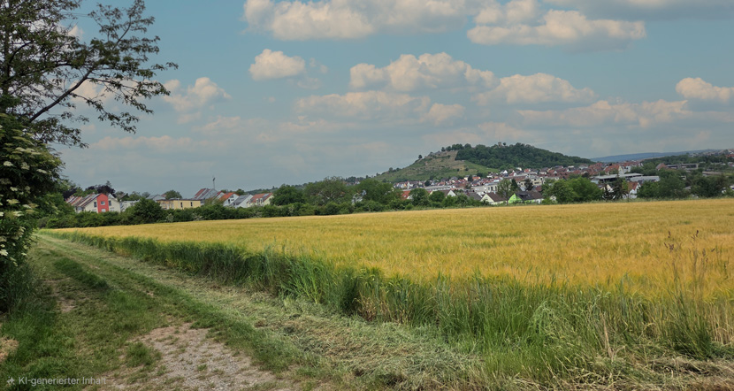 Spazierwege in der N�he Etagenwohnung Asperg