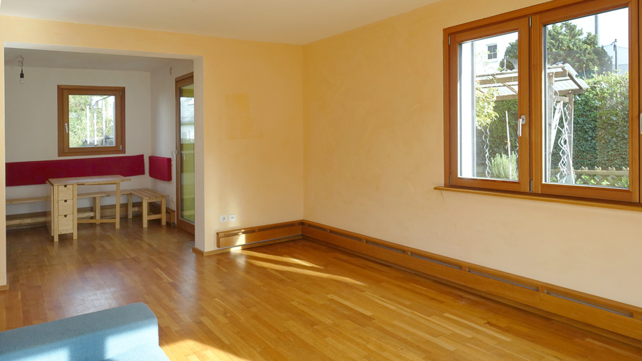 Wohnzimmer /Esszimmer Erdgeschosswohnung Esslingen-Zollberg