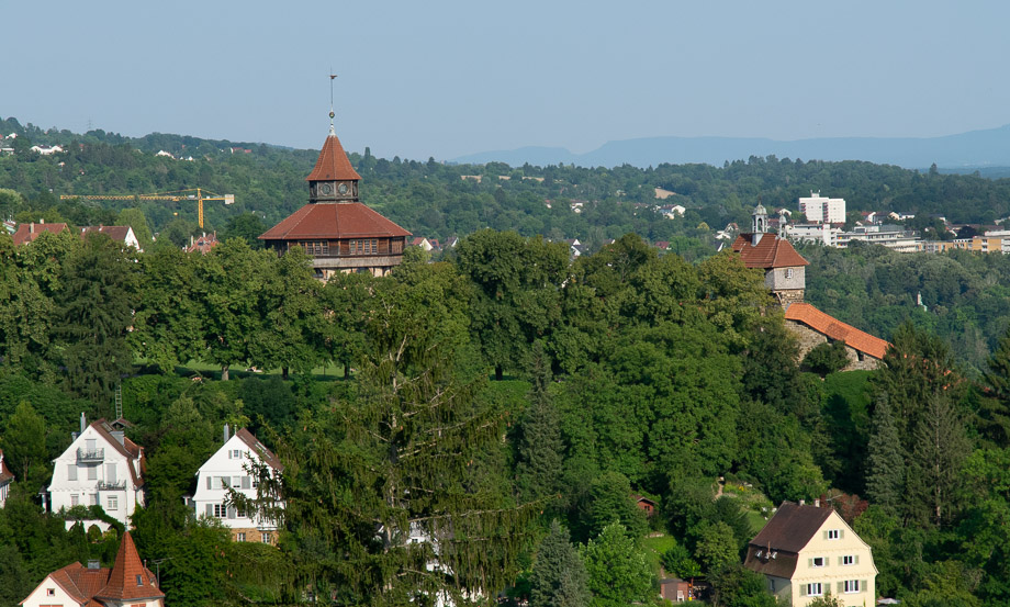 Esslinger Burg und Dicker Turm von jedem Stockwerk aus Mehrfamilienhaus Esslingen am Neckar