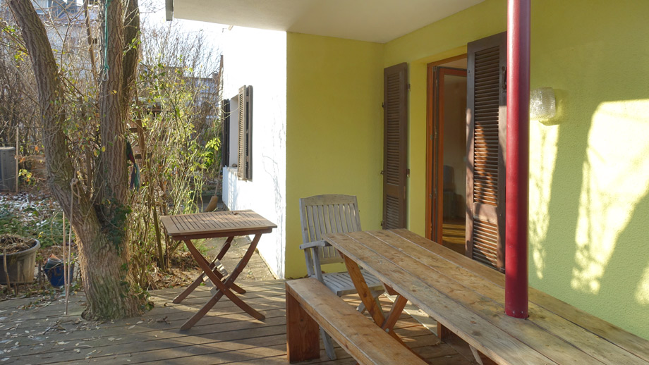 Terrasse Erdgeschosswohnung Esslingen-Zollberg