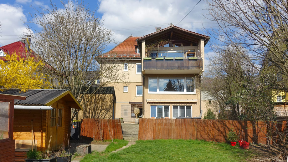 Ansicht vom Garten Haus Spaichingen