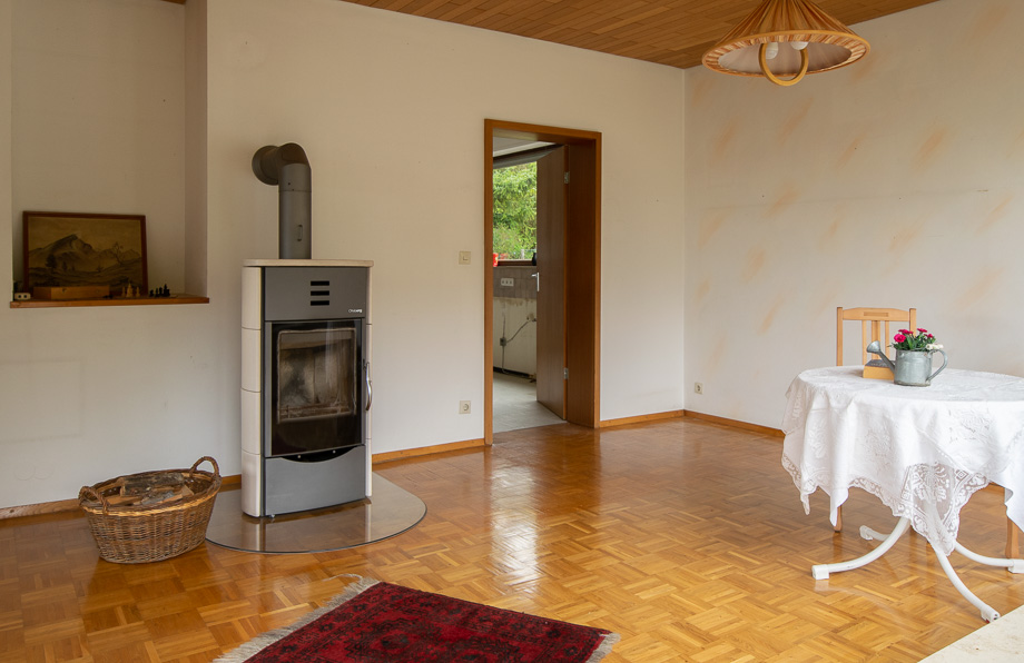 Kaminofen im Essbereich Einfamilienhaus Albstadt-Ebingen