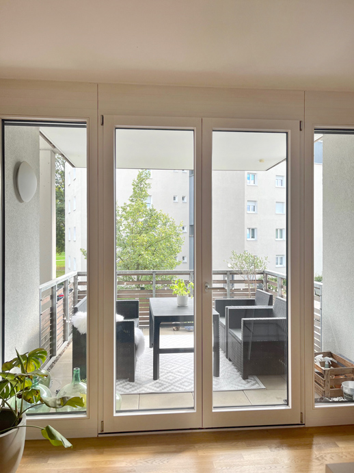 Balkon mit viel Platz Etagenwohnung Esslingen-Gr�ne H�fe