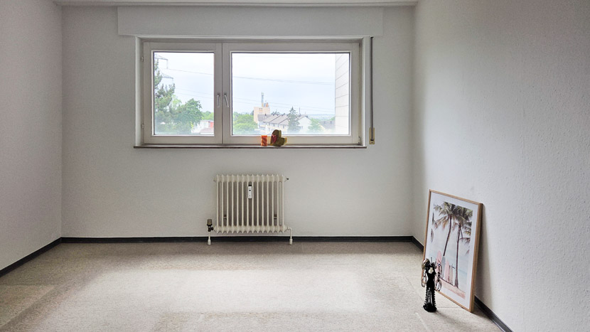 viel Stellfl�che im Schlafzimmer Etagenwohnung Asperg