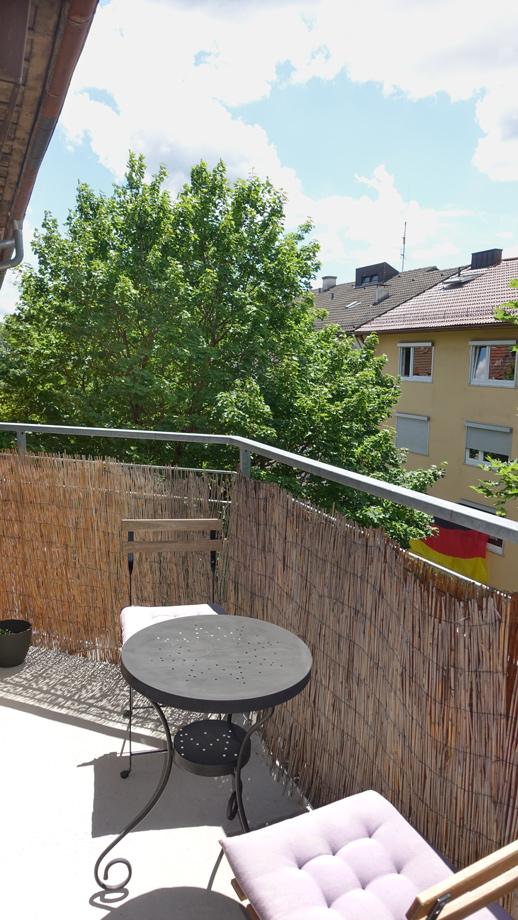 S�dwest-Balkon Wohnung Stuttgart-Bad Cannstatt-Seelberg