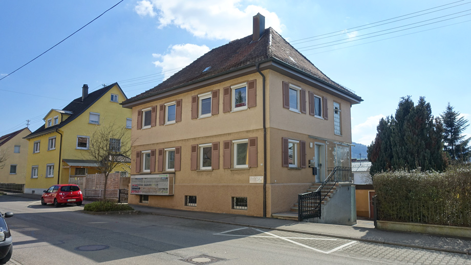 Ansicht von der Stra�e Haus Spaichingen